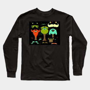 The Enchanted Forest of Stache Long Sleeve T-Shirt